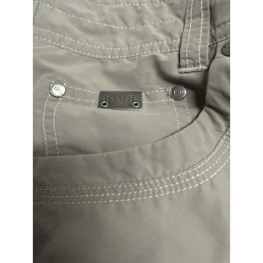 Kuhl Liberator Convertible Stealth Pants Green Khaki Size 36 x 30 Zip Off Hiking - Picture 6 of 10